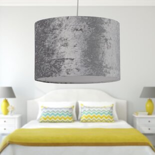 Crushed velvet store ceiling light